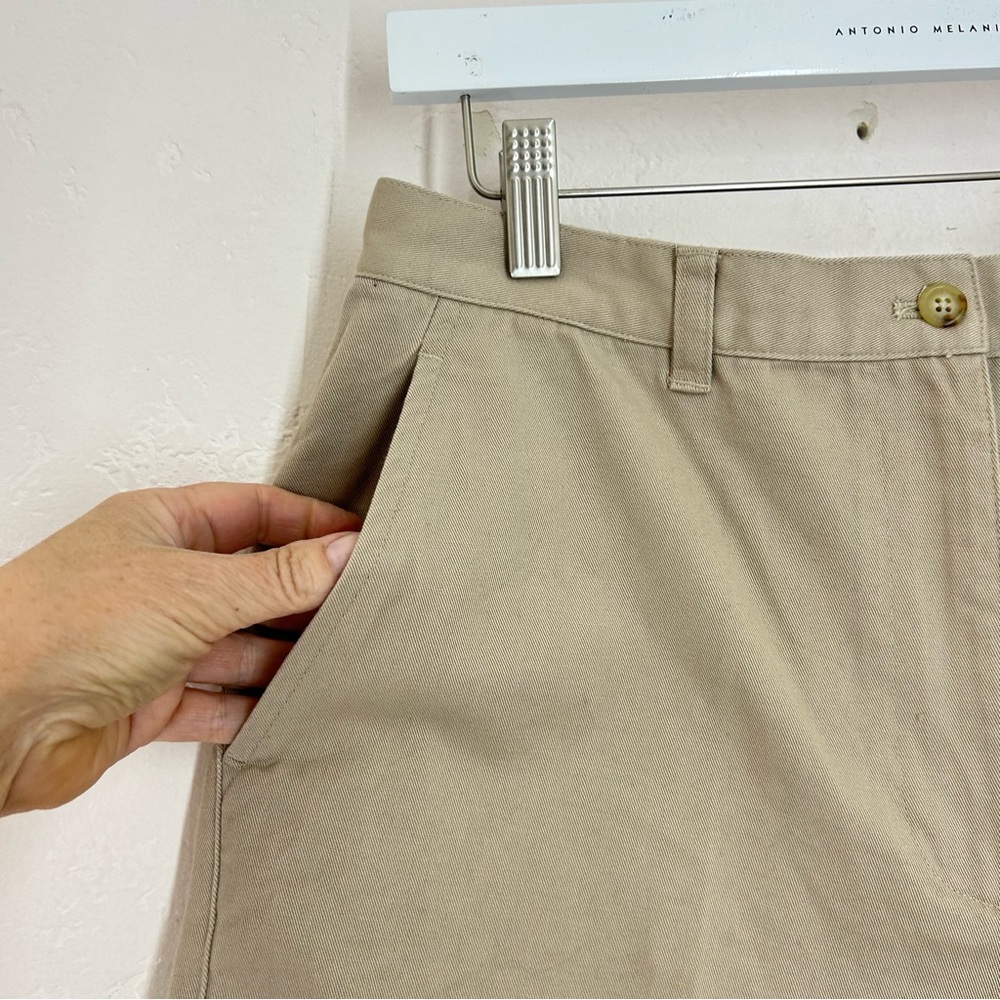 Lauren Ralph Lauren 90s Classic High-Rise Khaki Chino Shorts 8 NWT Preppy - Picture 3 of 8